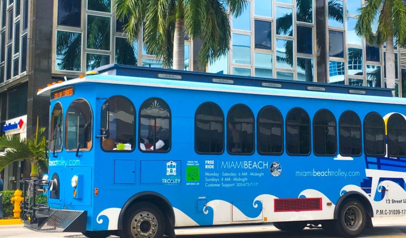 TROLLEY – Transporte Gratuito – Miami Beach
